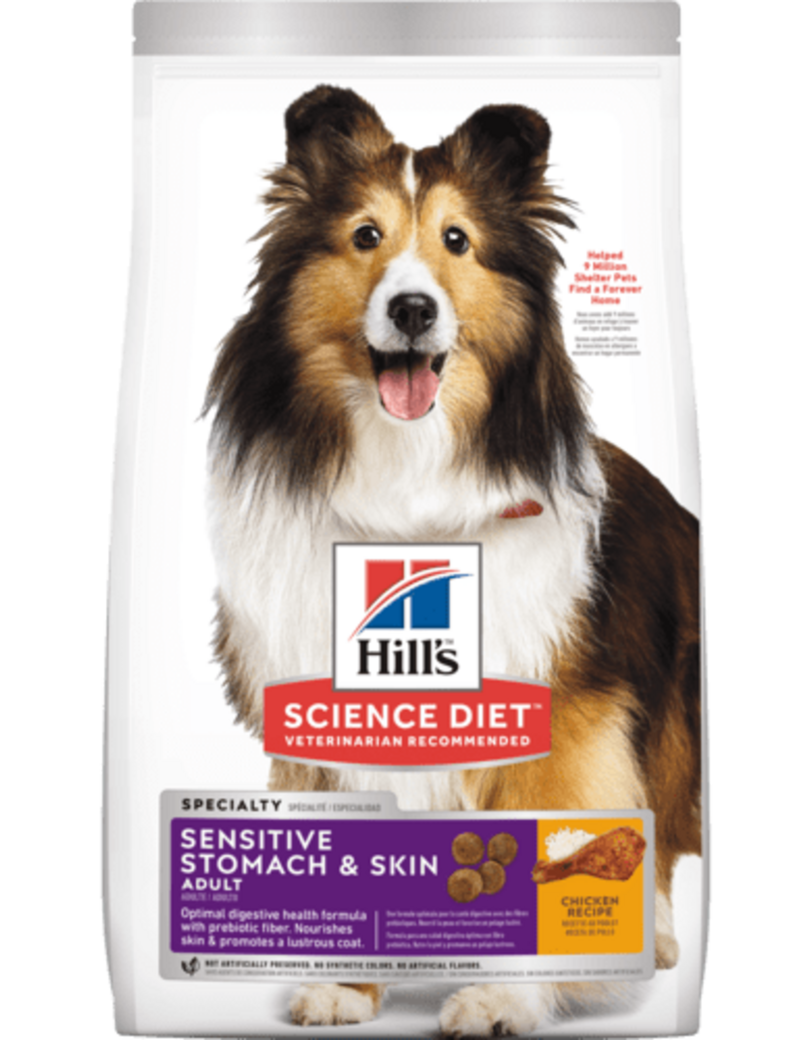 Hill's Science Diet Hill's Science Diet Dog Adult Sensitive Stomach & Skin - 30 lb