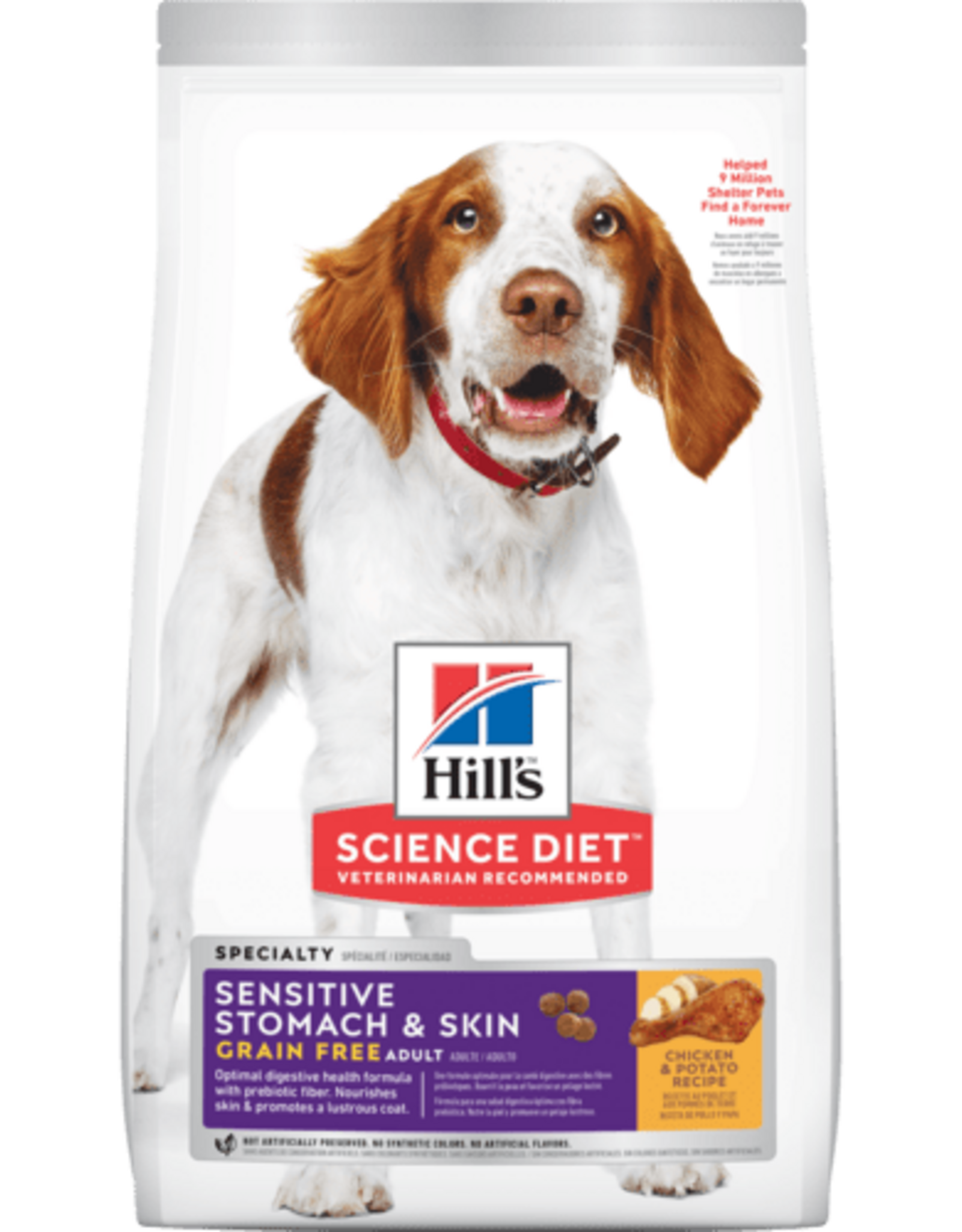 Hill's Science Diet Hill's Science Diet Dog Adult Sensitive Stomach & Skin Grain Free Chicken - 24 lb
