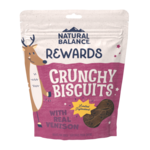 Natural Balance Natural Balance Rewards Crunchy Biscuits with Real Venison Dog Treats - 14 oz
