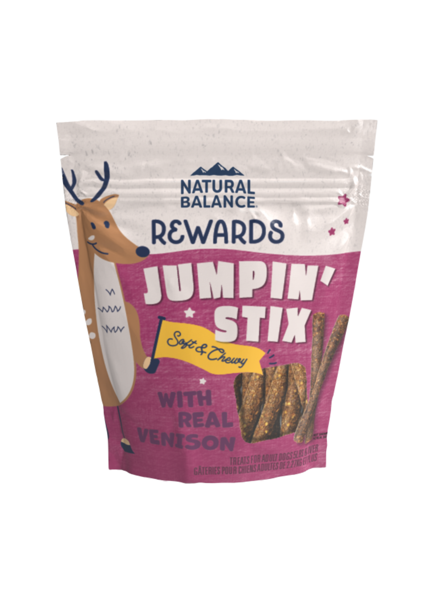Natural Balance Natural Balance Rewards Jumpin' Stix with Real Venison Dog Treats - 10 oz
