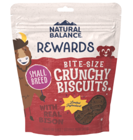Natural Balance Natural Balance Rewards Crunchy Biscuits Small Breed with Real Bison - 8 oz