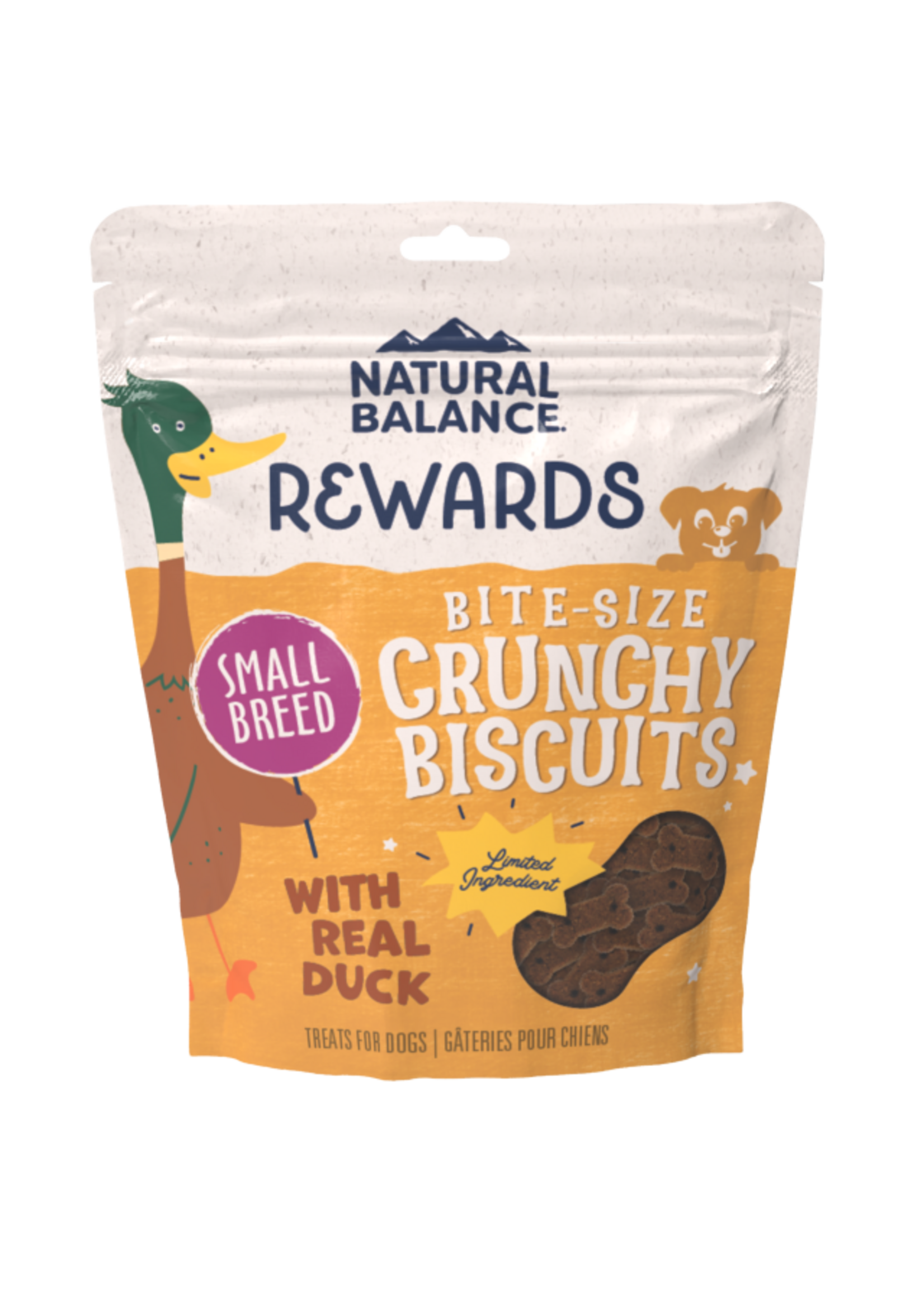 Natural Balance Natural Balance Rewards Crunchy Biscuits Small Breed with Real Duck - 8 oz