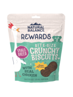 Natural Balance Natural Balance Rewards Crunchy Biscuits Small Breed with Real Chicken - 8 oz