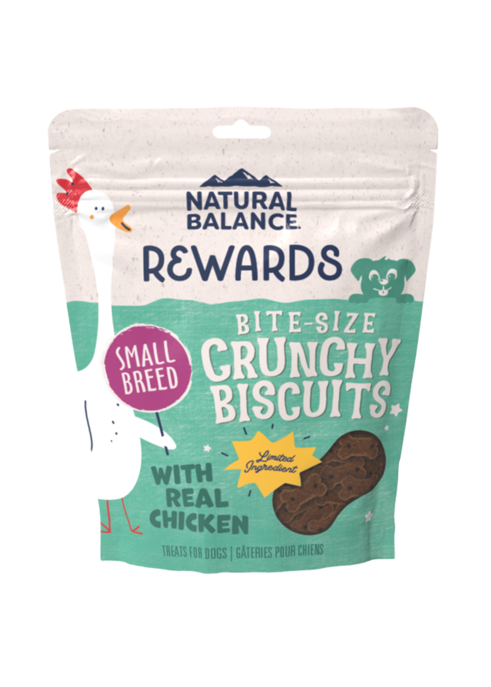 Natural Balance Natural Balance Rewards Crunchy Biscuits Small Breed with Real Chicken - 8 oz
