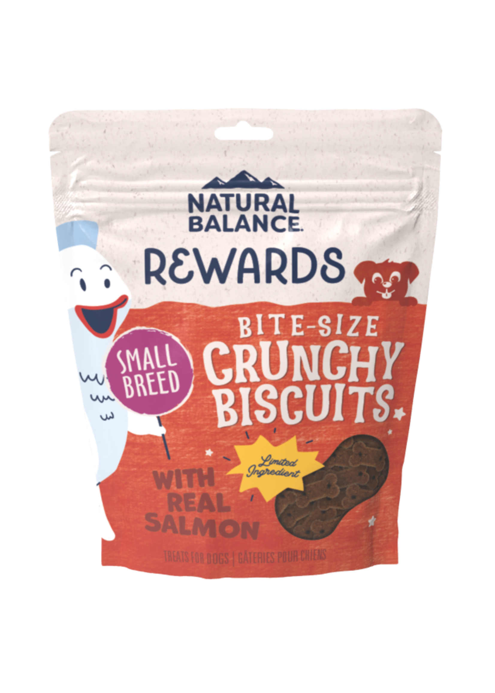 Natural Balance Natural Balance Rewards Crunchy Biscuits Small Breed with Real Salmon - 8 oz