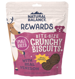 Natural Balance Natural Balance Rewards Crunchy Biscuits Small Breed with Real Venison - 8 oz