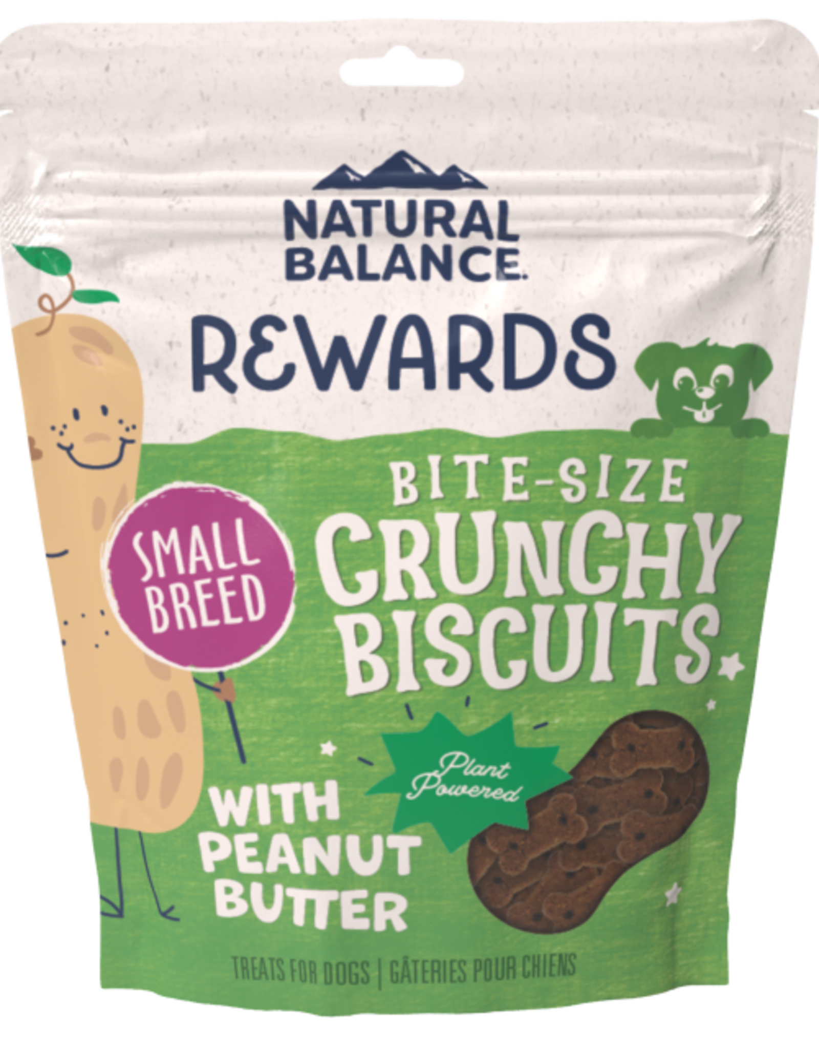 Natural Balance Natural Balance Rewards Crunchy Biscuits Small Breed with Peanut Butter - 8 oz