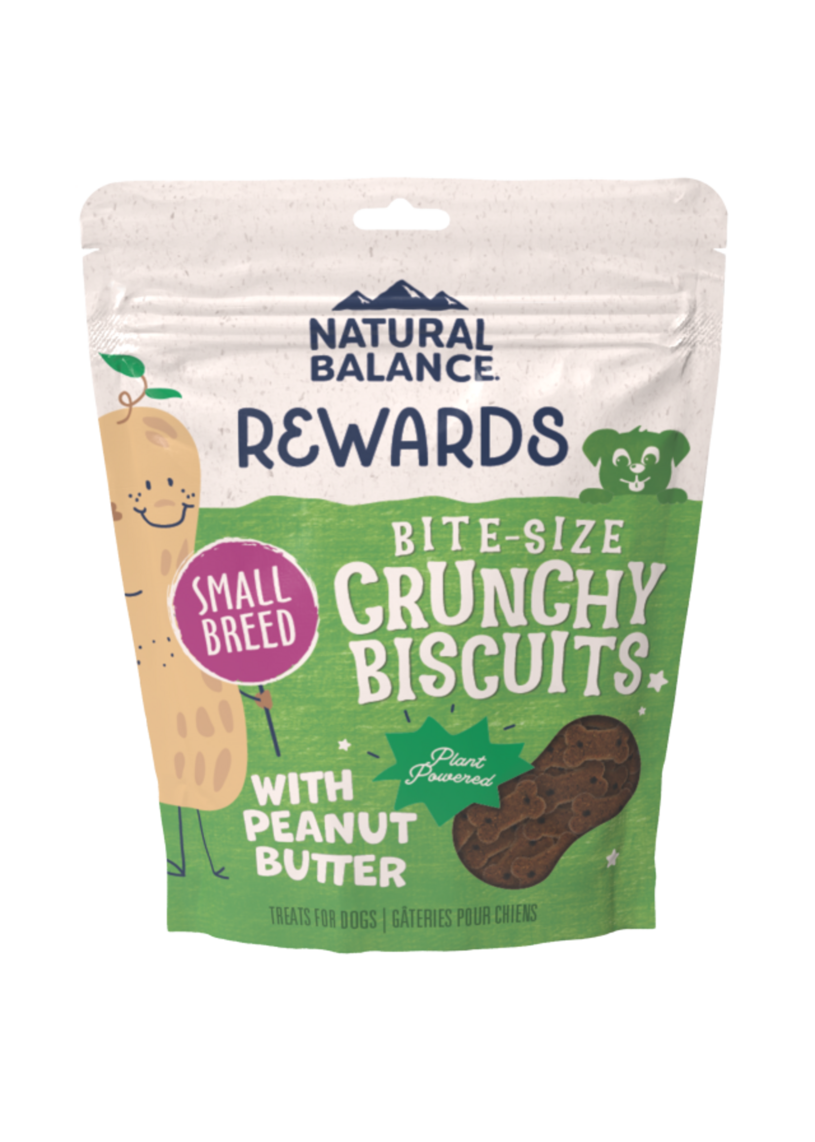 Natural Balance Natural Balance Rewards Crunchy Biscuits Small Breed with Peanut Butter - 8 oz