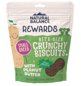 Natural Balance Natural Balance Rewards Crunchy Biscuits Small Breed with Peanut Butter - 8 oz