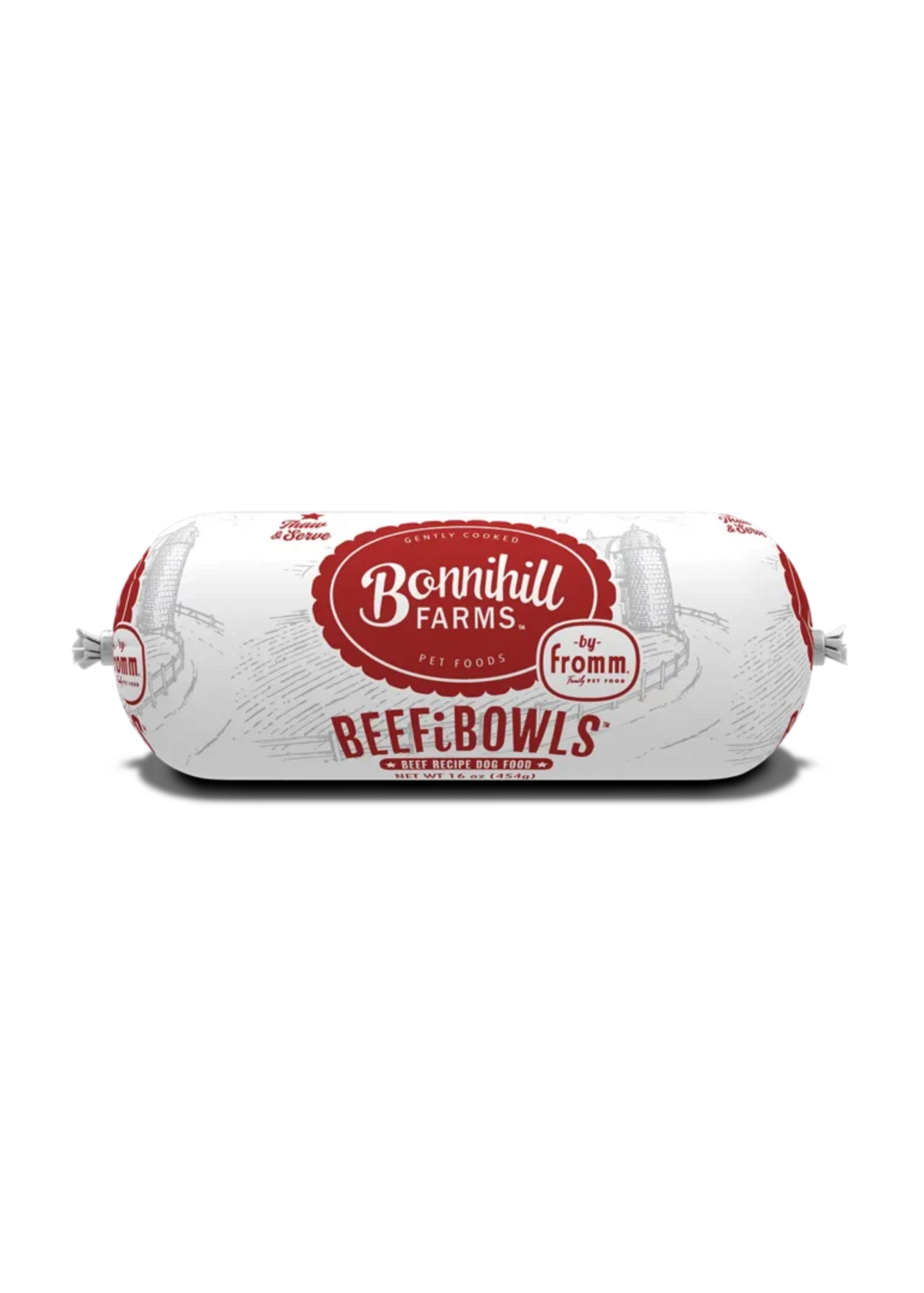 Fromm Bonnihill Farms by Fromm BeefiBowls Beef Recipe Gently Cooked Frozen Dog Food - 1 lb Chub