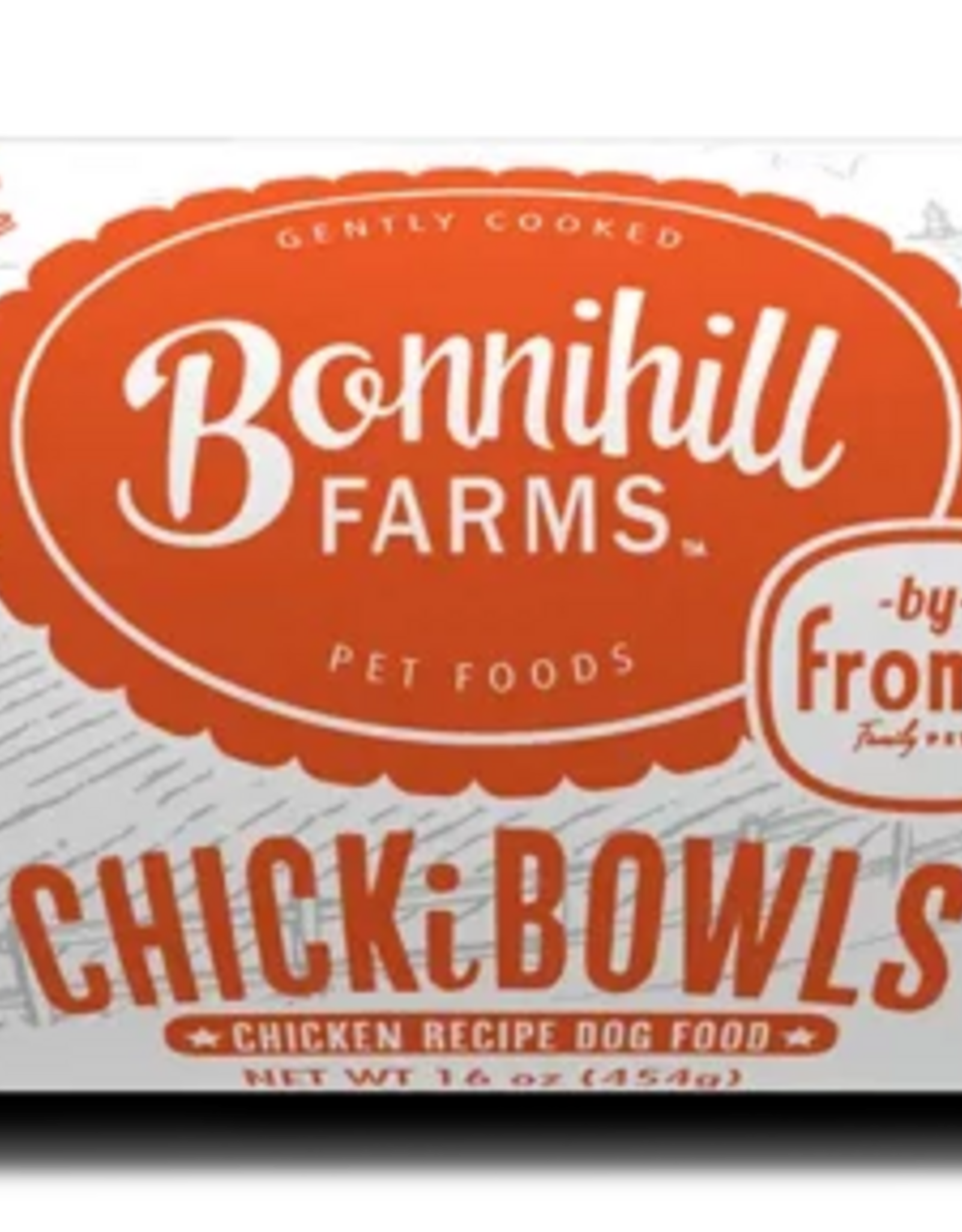 Fromm Bonnihill Farms by Fromm ChickiBowls Chicken Recipe Gently Cooked Frozen Dog Food - 1 lb Chub