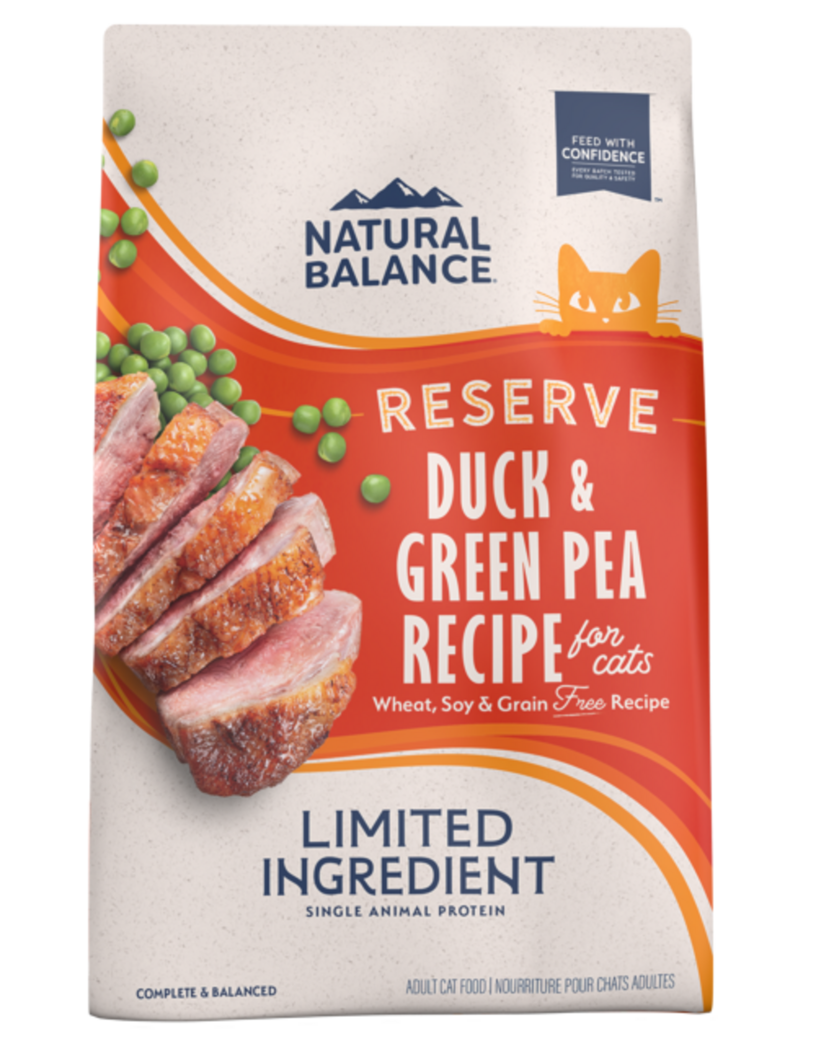 Natural Balance Natural Balance LID Reserve Dry Cat Food Duck & Green Pea Recipe - 4 lb