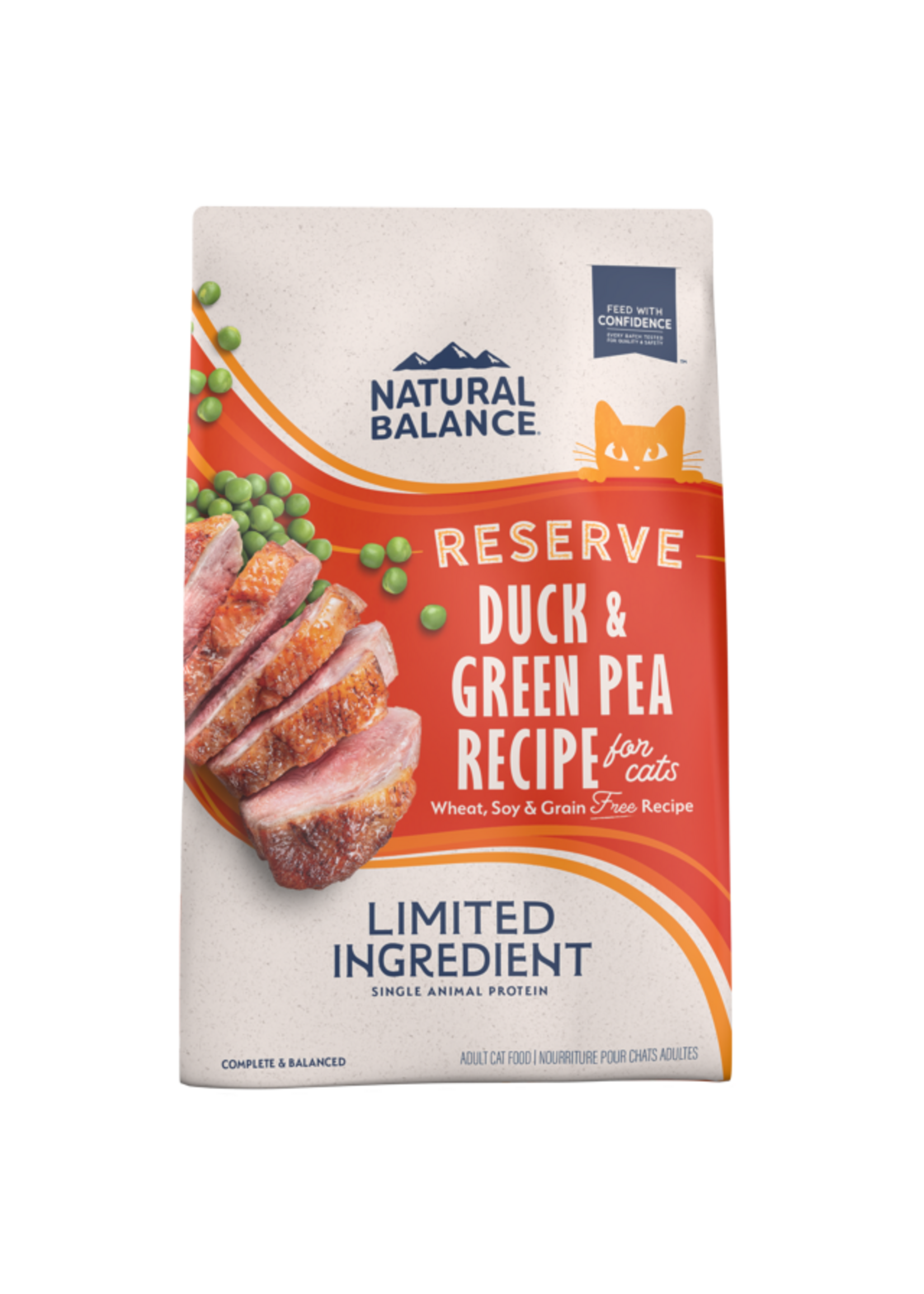 Natural Balance Natural Balance LID Reserve Dry Cat Food Duck & Green Pea Recipe - 4 lb