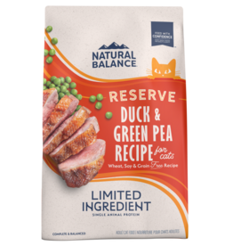 Natural Balance Natural Balance LID Reserve Dry Cat Food Duck & Green Pea Recipe - 4 lb