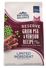 Natural Balance Natural Balance LID Reserve Dry Cat Food Green Pea & Venison - 4 lb
