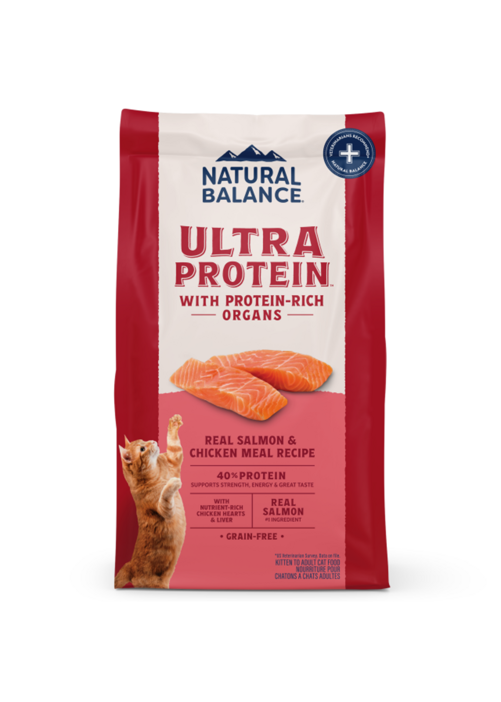 Natural Balance Natural Balance Ultra Protein Dry Cat Food Salmon & Chicken Meal Recipe - 6 lb