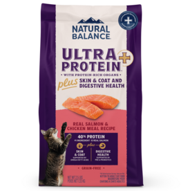 Natural Balance Natural Balance Ultra Protein Plus Skin & Coat and Digestive Health Dry Cat Food Salmon & Chicken Meal - 5 lb