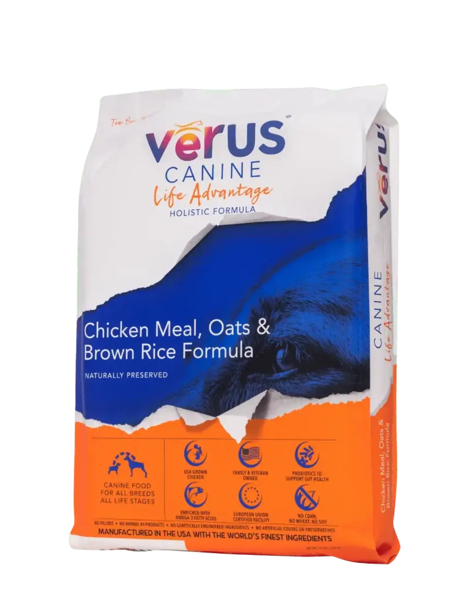 Verus VēRUS Canine Life Advantage Dry Dog Food Chicken Meal, Oats & Brown Rice - 4 lb