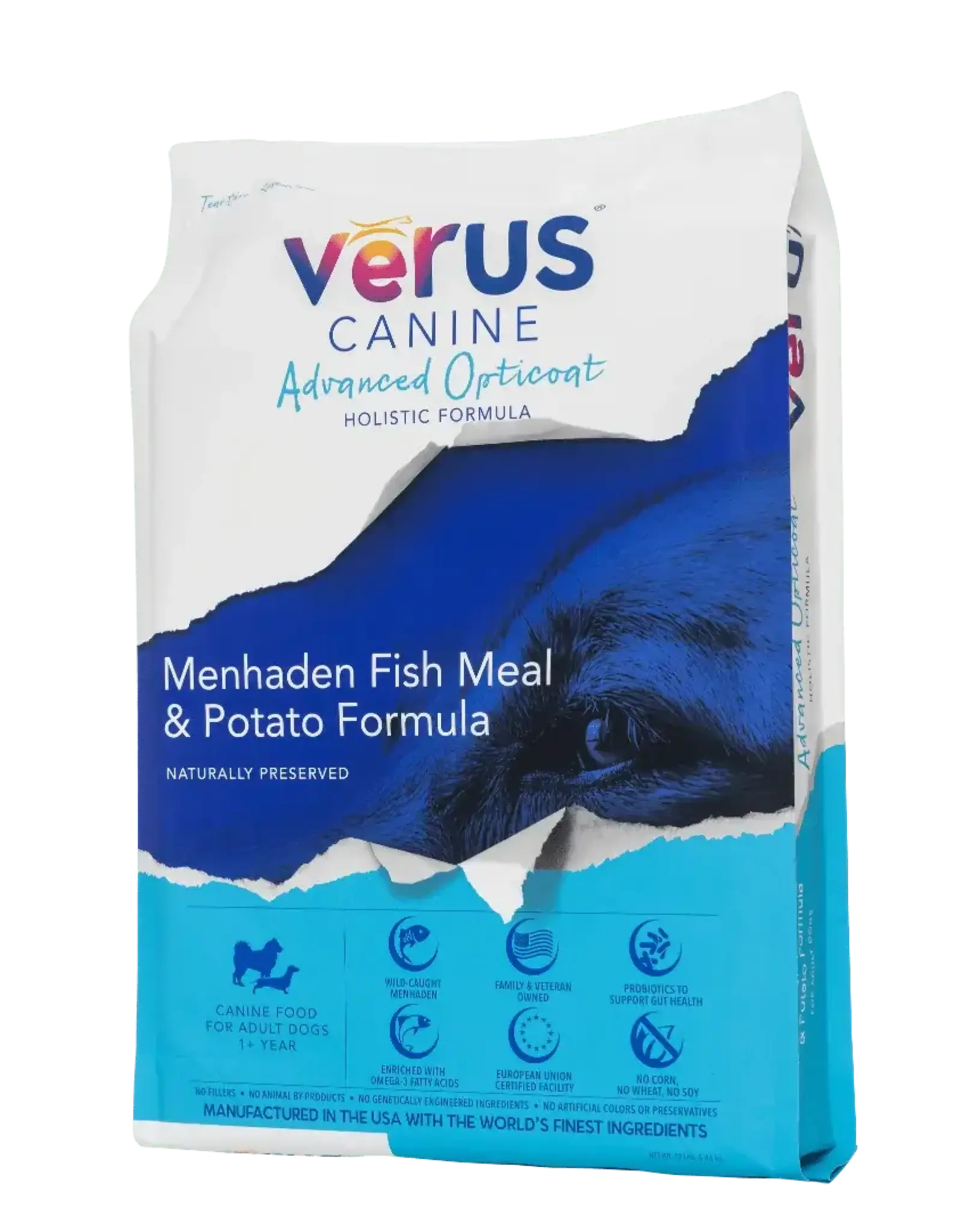 Verus VēRUS Canine Advanced Opticoat Menhaden Fish Meal & Potato - 4 lb