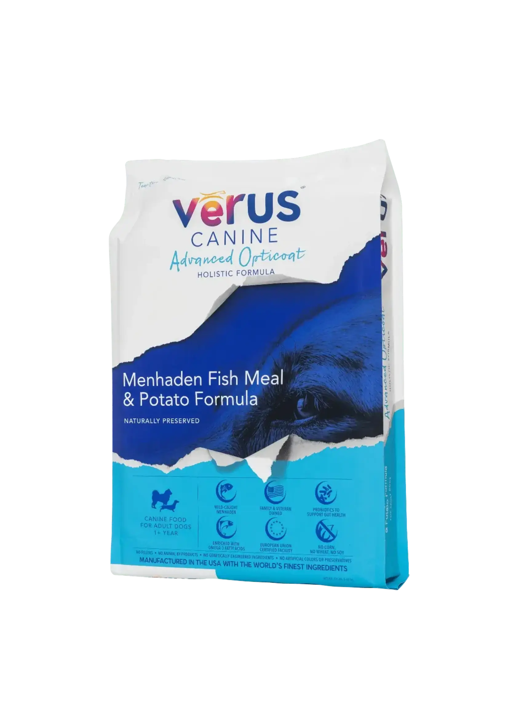 Verus VēRUS Canine Advanced Opticoat Menhaden Fish Meal & Potato - 4 lb