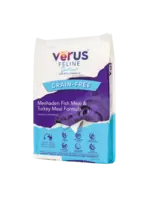 Verus VēRUS Feline Menhaden Fish Meal & Turkey Meal Grain Free Dry Cat Food - 12 lb