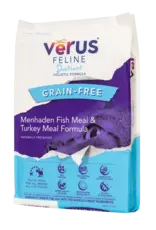 Verus VēRUS Feline Distinct Grain Free Dry Cat Food Menhaden Fish Meal & Turkey Meal - 12 lb