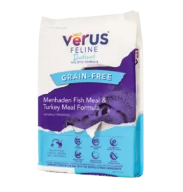 Verus VēRUS Feline Distinct Grain Free Dry Cat Food Menhaden Fish Meal & Turkey Meal - 12 lb