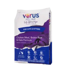 Verus VēRUS Feline Life Advantage Chicken Meal, Brown Rice & Oats - 12 lb
