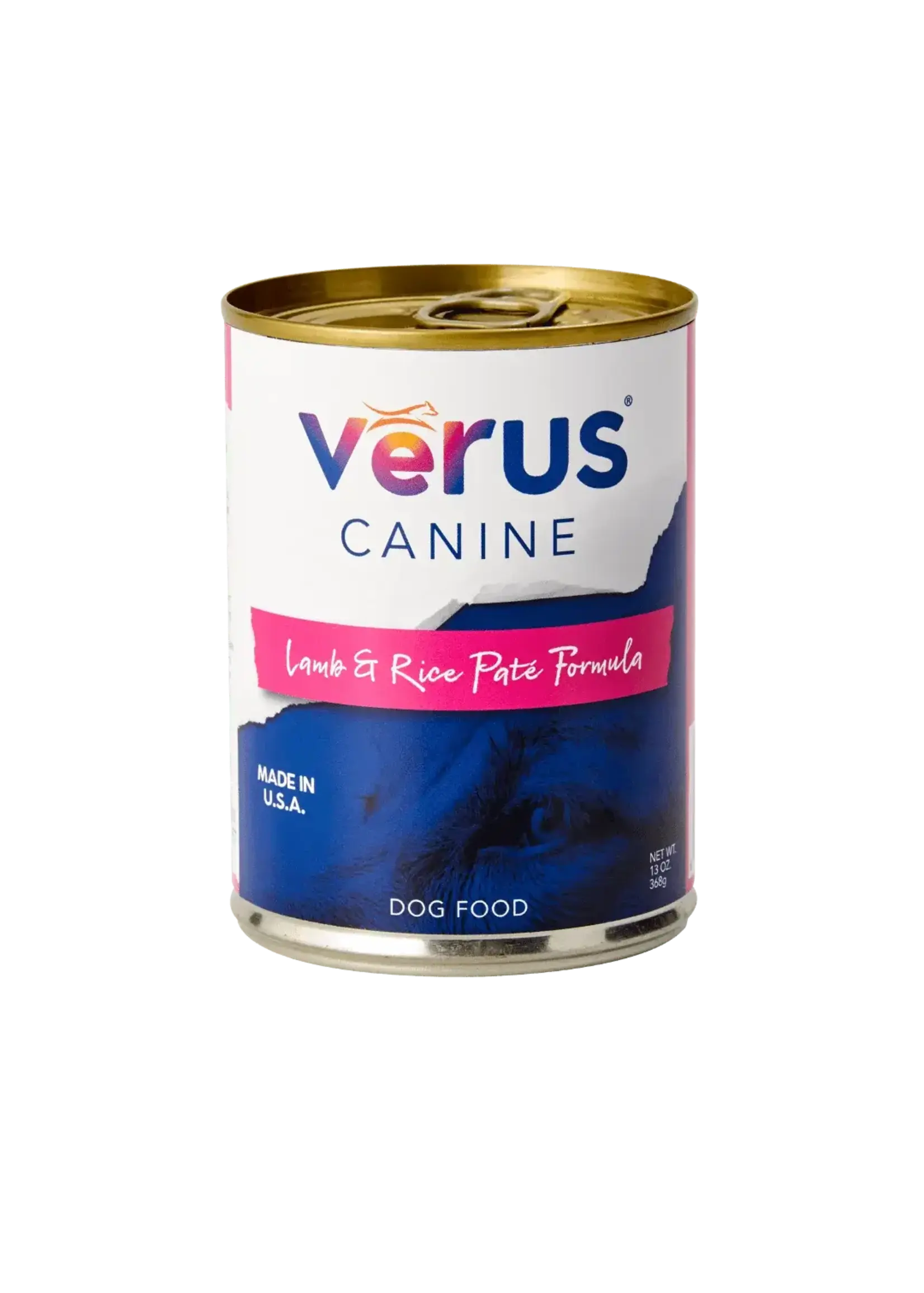 Verus VēRUS Canine Wet Dog Food Lamb & Rice Paté Formula Can - 13 oz, Case of 12