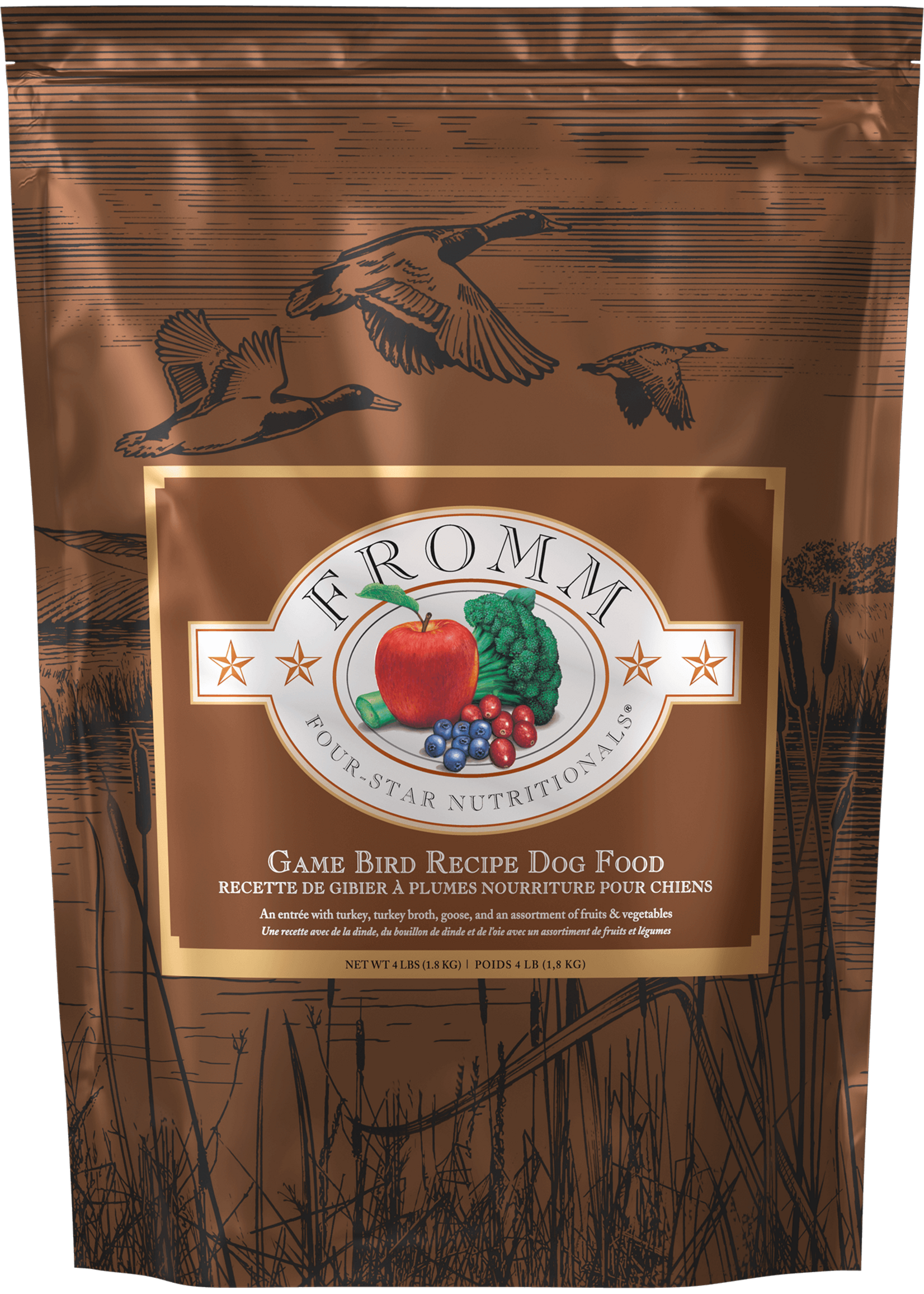 Fromm Fromm Four-Star Dry Dog Food - Game Bird Recipe - 4 lb