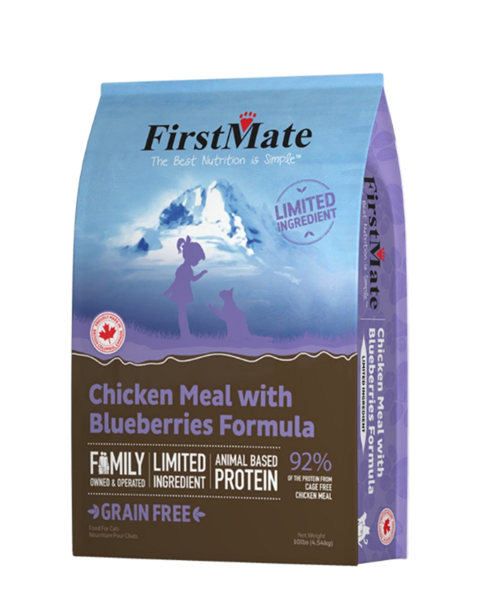 Firstmate FirstMate Grain Free Dry Cat Food Chicken Meal with Blueberries - 10 lb