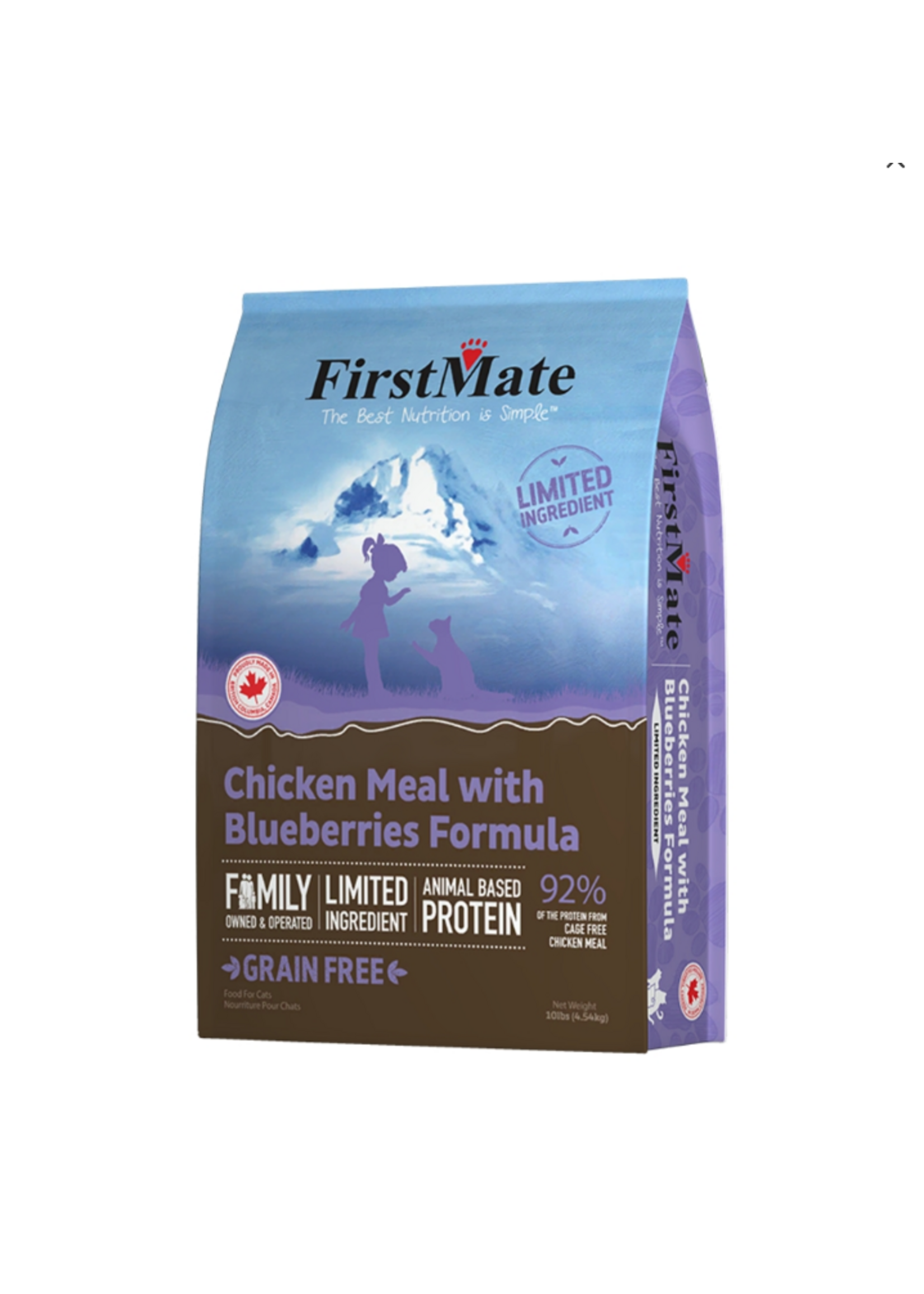 Firstmate FirstMate Grain Free Dry Cat Food Chicken Meal with Blueberries - 10 lb