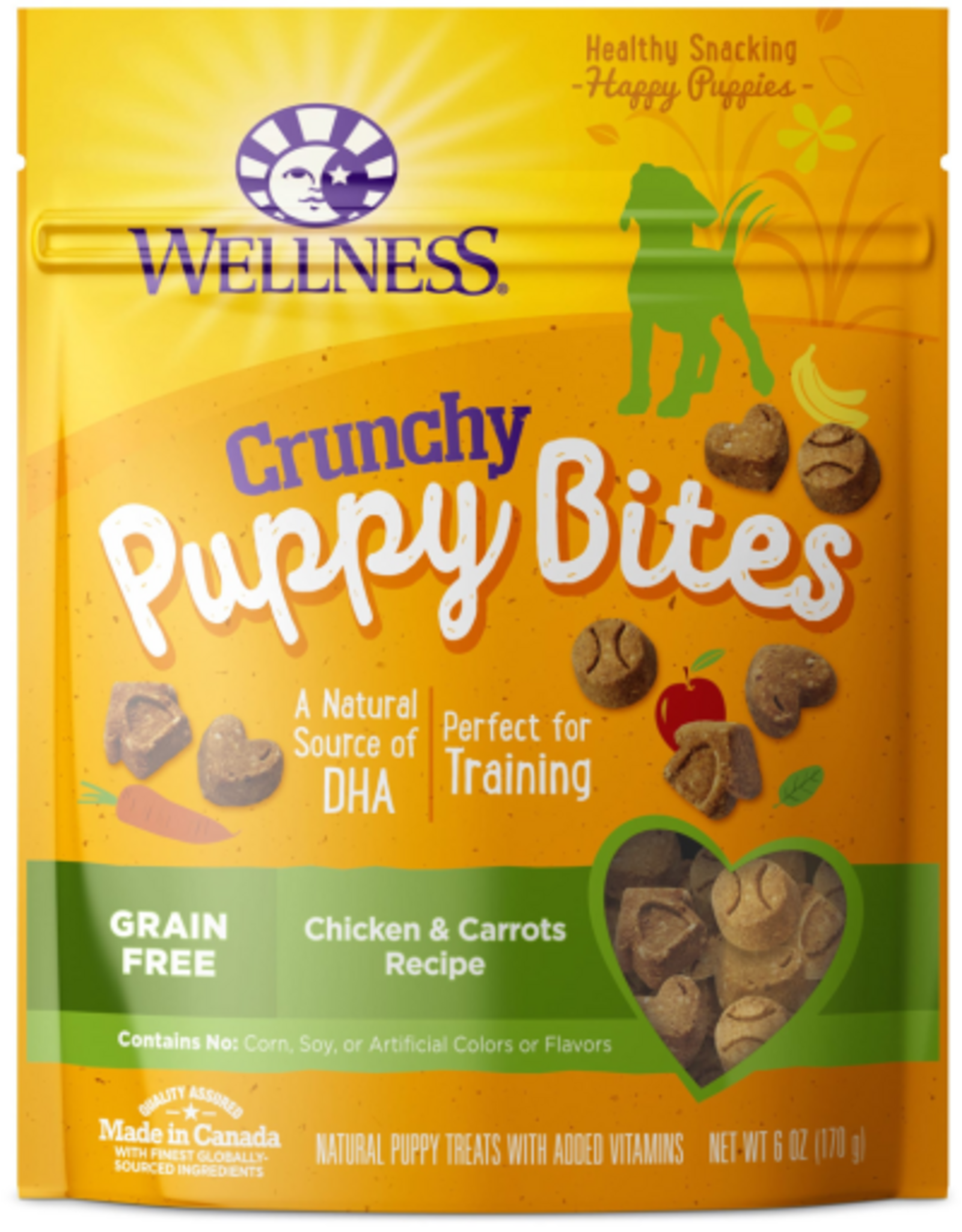 Wellness Wellness Crunchy Puppy Bites Chicken & Carrots Dog Treats - 6 oz