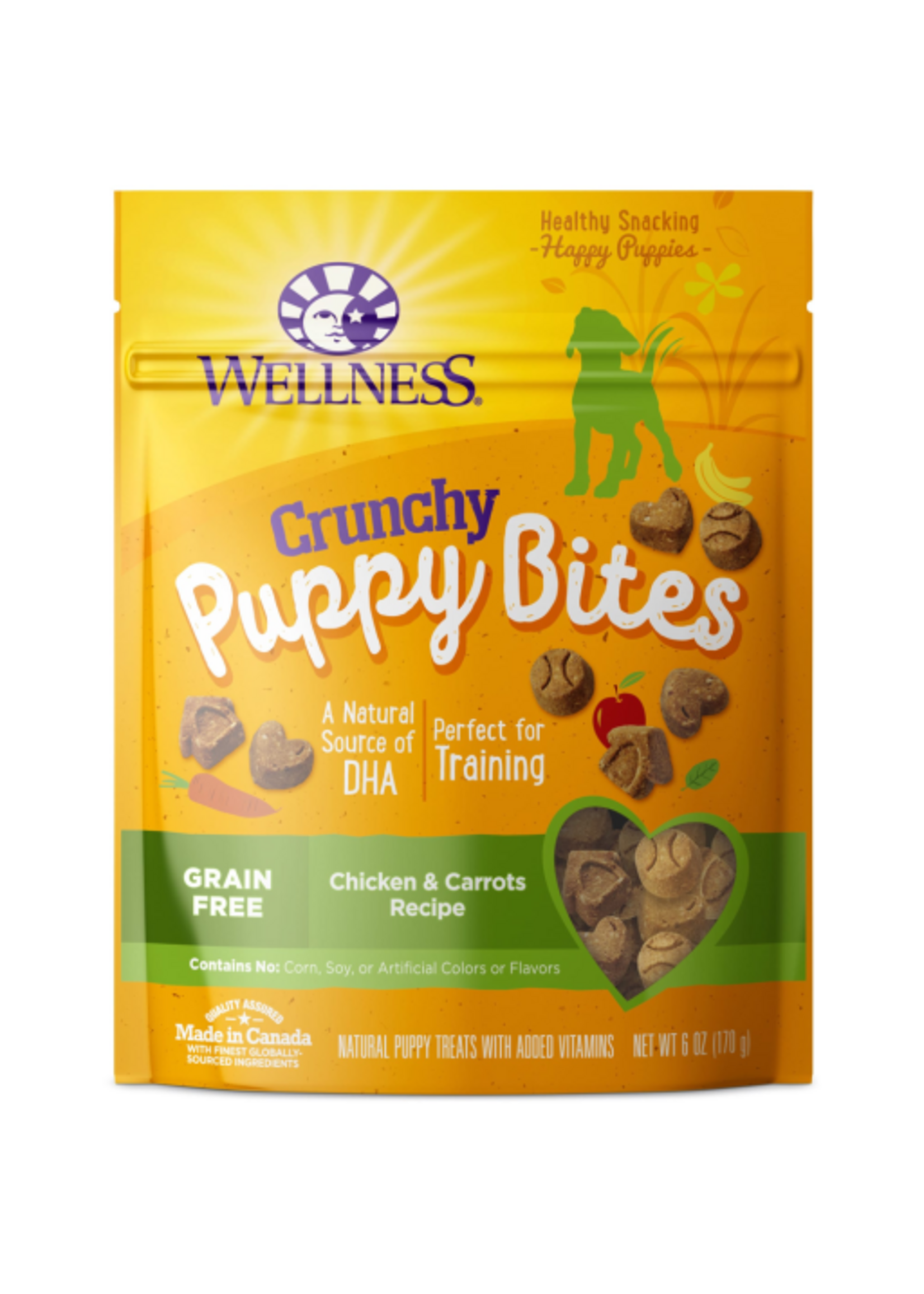 Wellness Wellness Crunchy Puppy Bites Chicken & Carrots Dog Treats - 6 oz