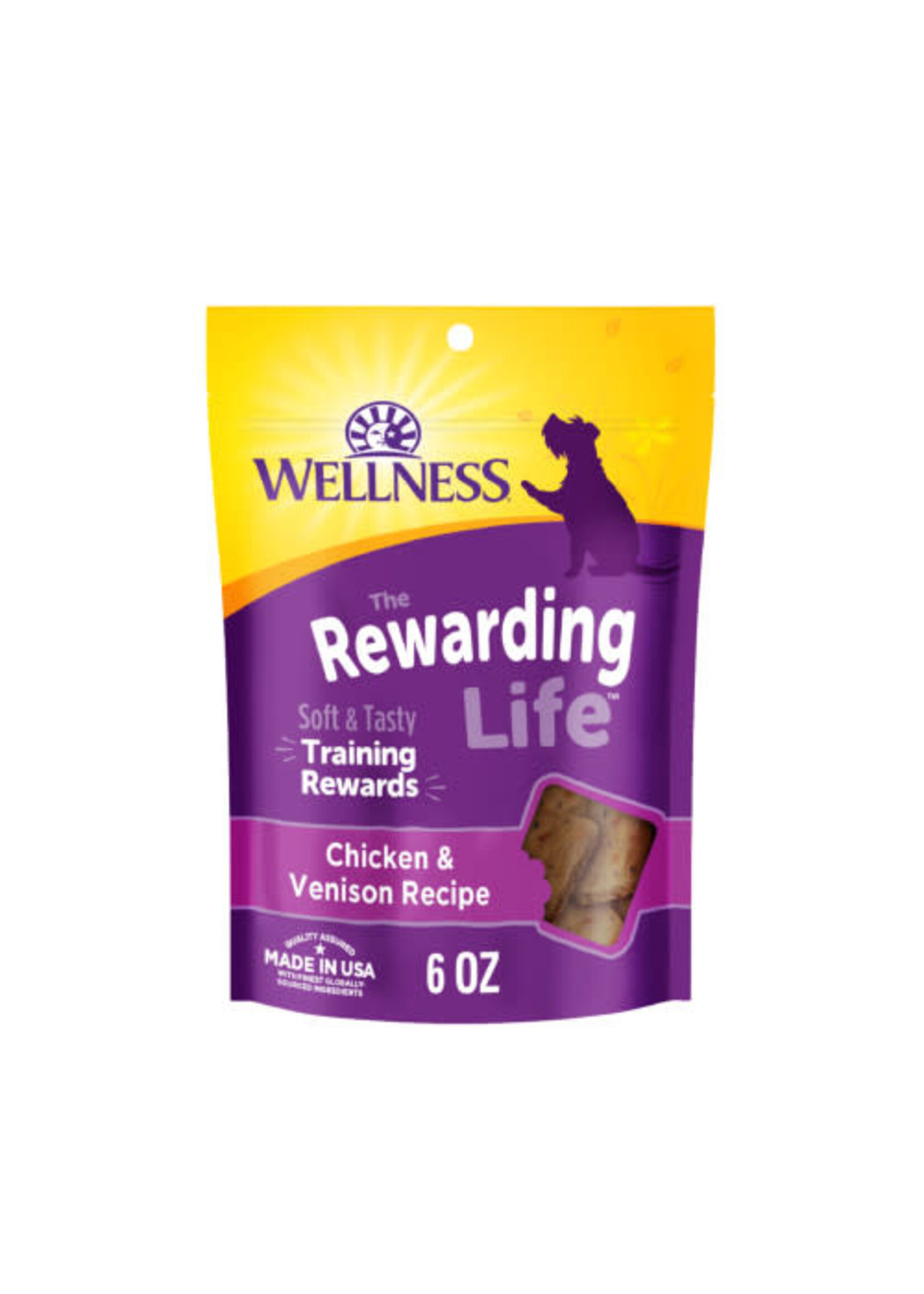 Wellness Wellness Rewarding Life Soft Dog Treats Chicken & Venison - 6 oz