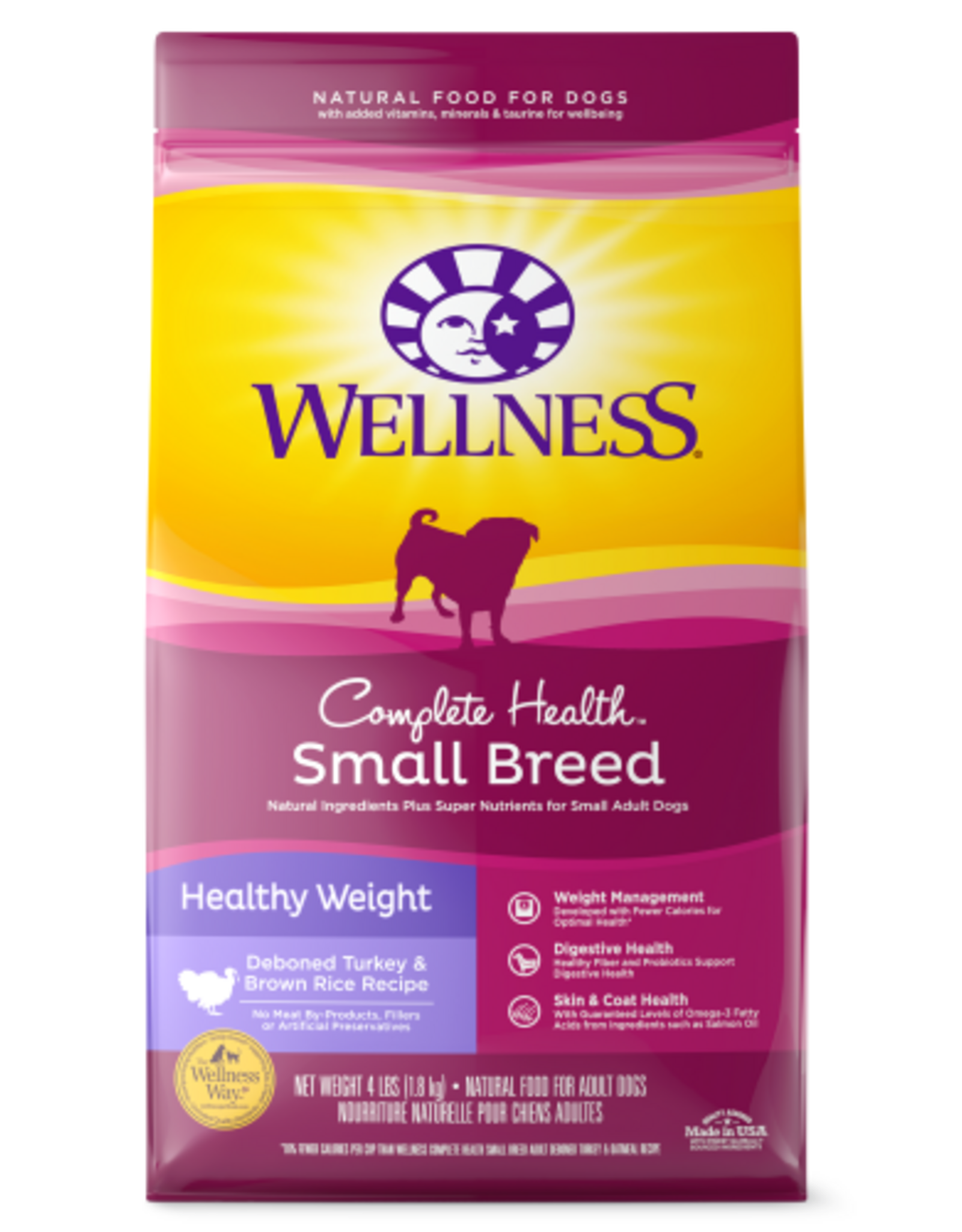 Wellness Wellness Dry Dog Food Small Breed Healthy Weight - 12 lb