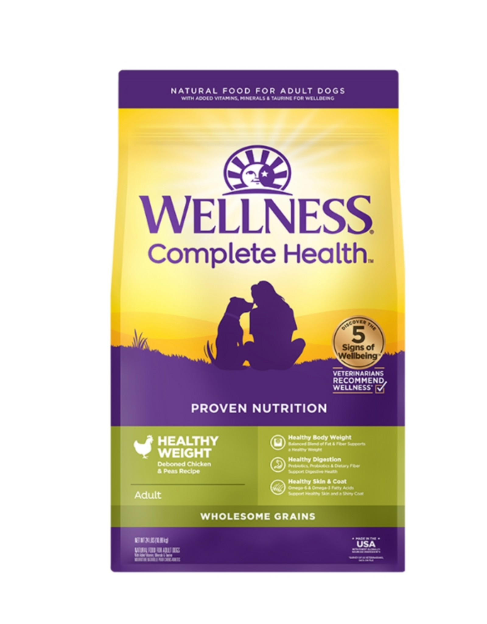 Wellness Wellness Dry Dog Food Healthy Weight - 24 lb