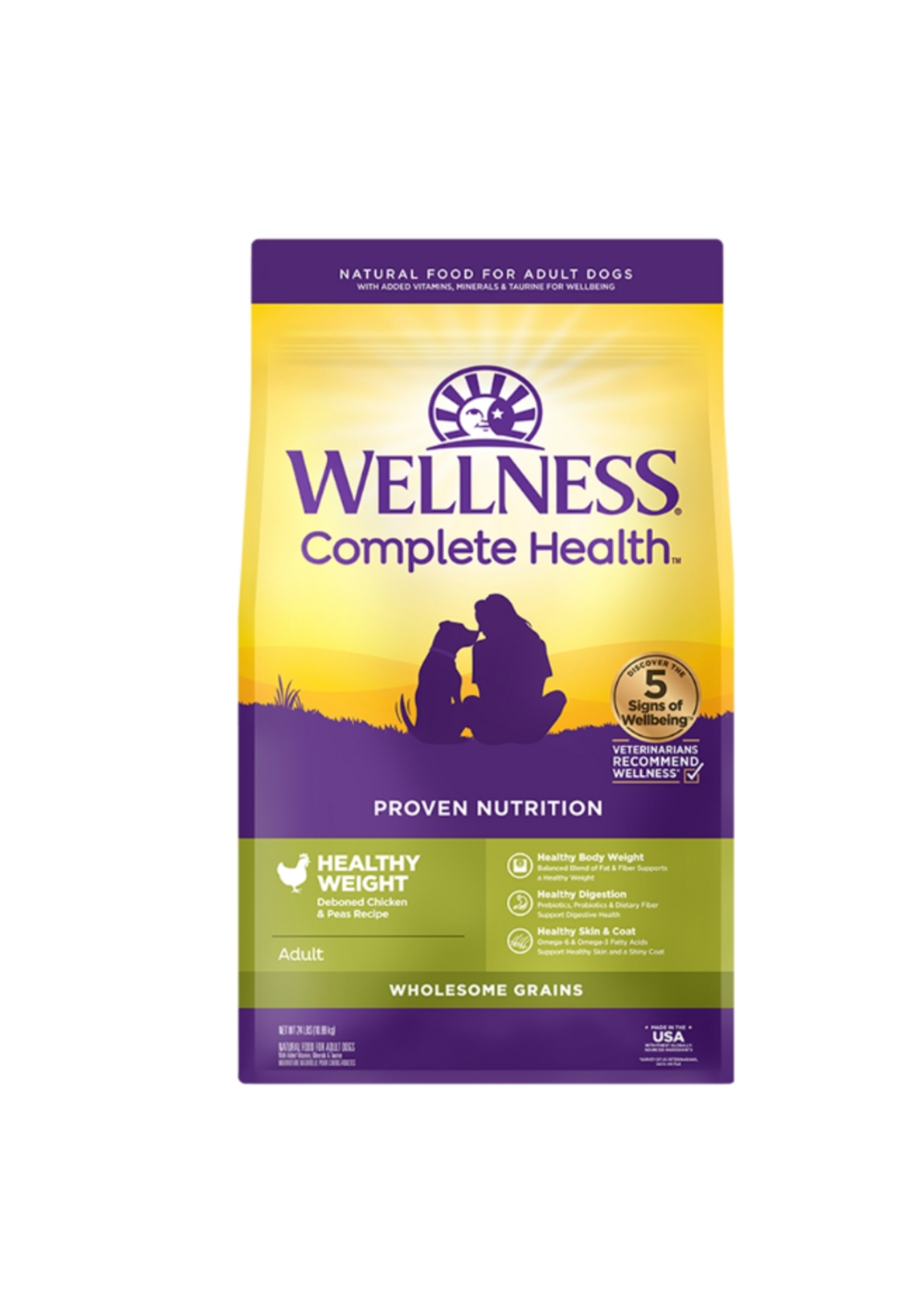 Wellness Wellness Dry Dog Food Healthy Weight - 24 lb