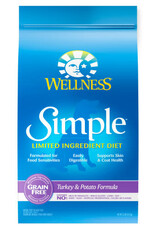 Wellness Wellness Dry Dog Food Simple Turkey & Potato - 26 lb