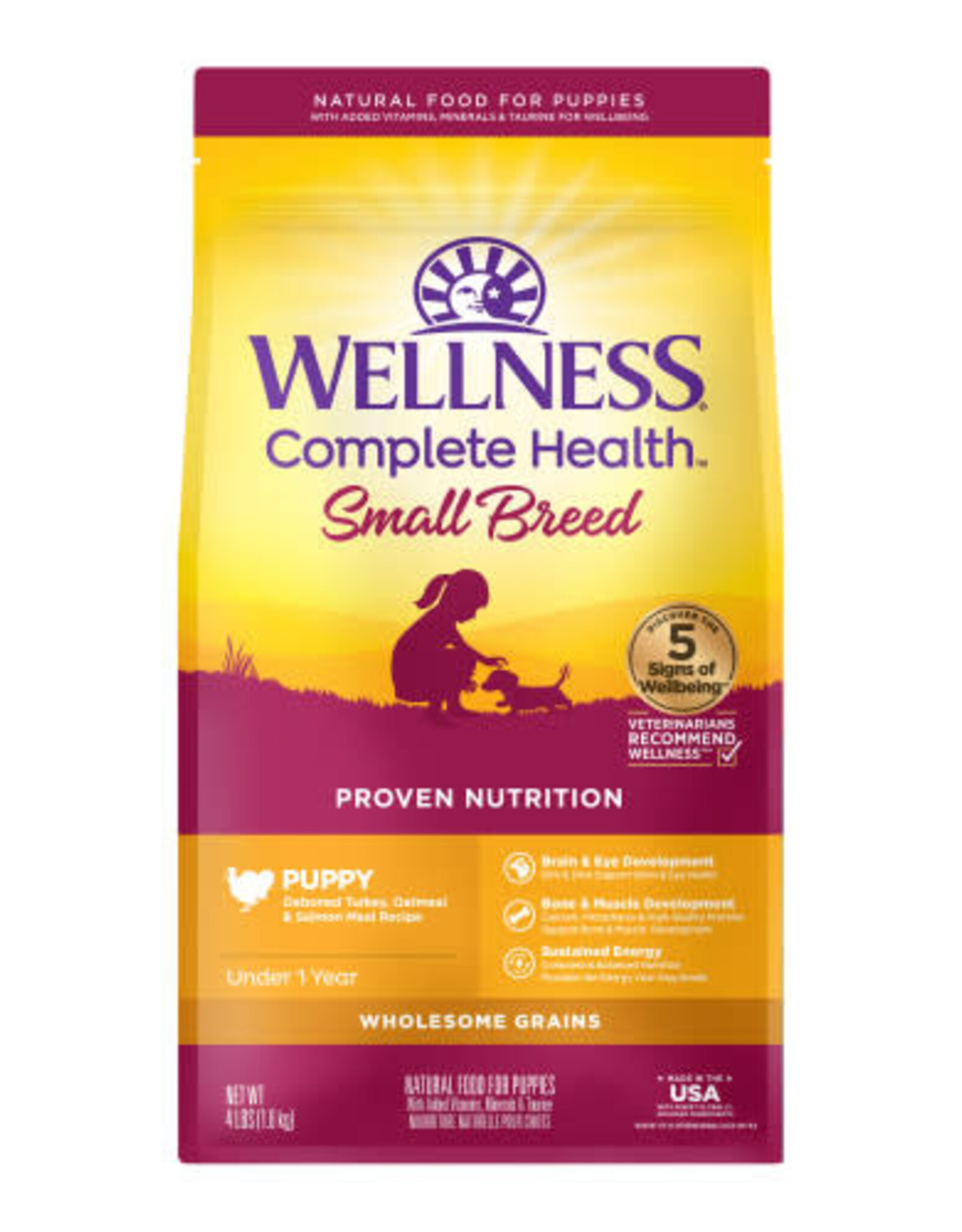Wellness Wellness Dry Dog Food Small Breed Puppy - 4 lb