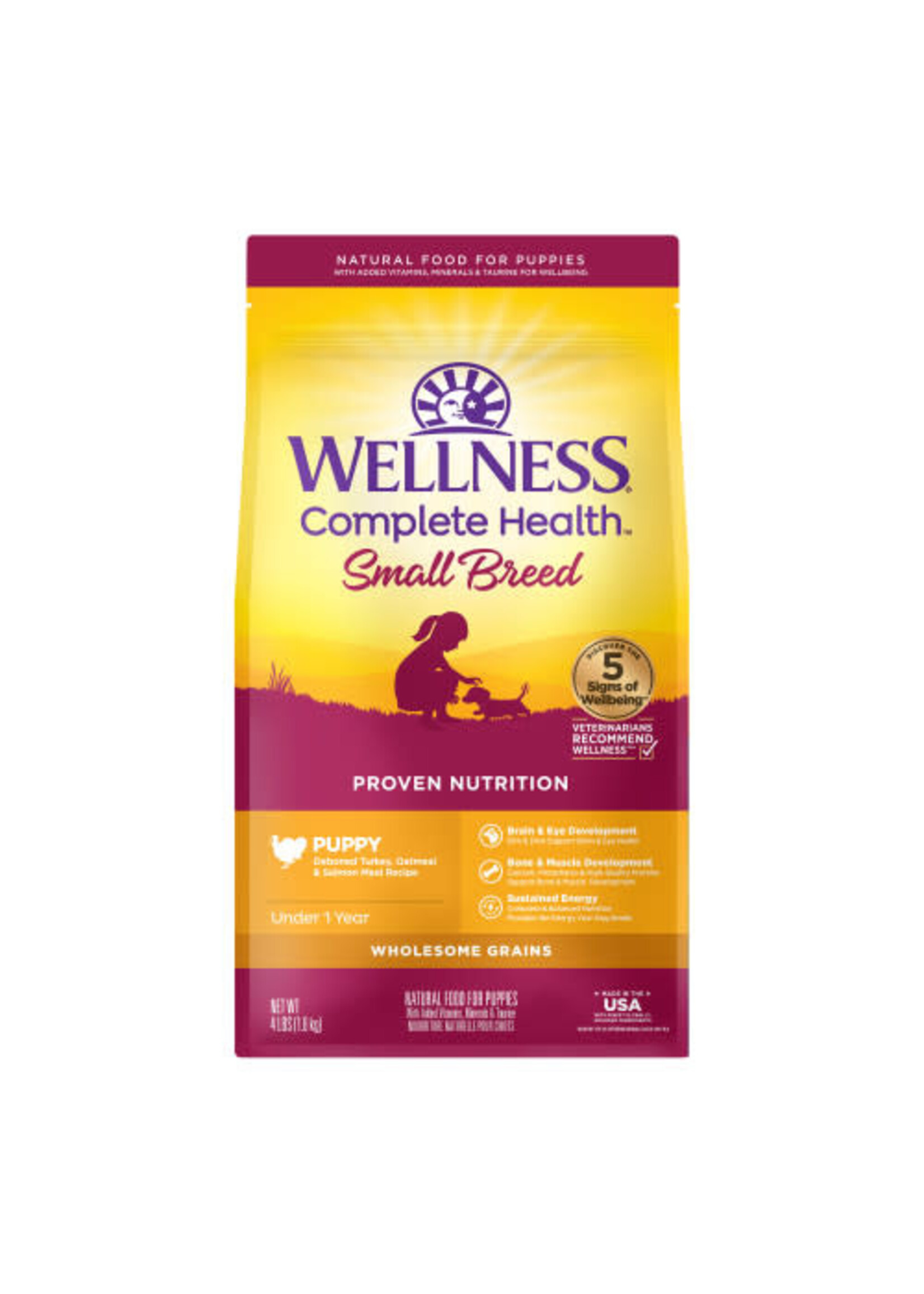 Wellness Wellness Dry Dog Food Small Breed Puppy - 4 lb