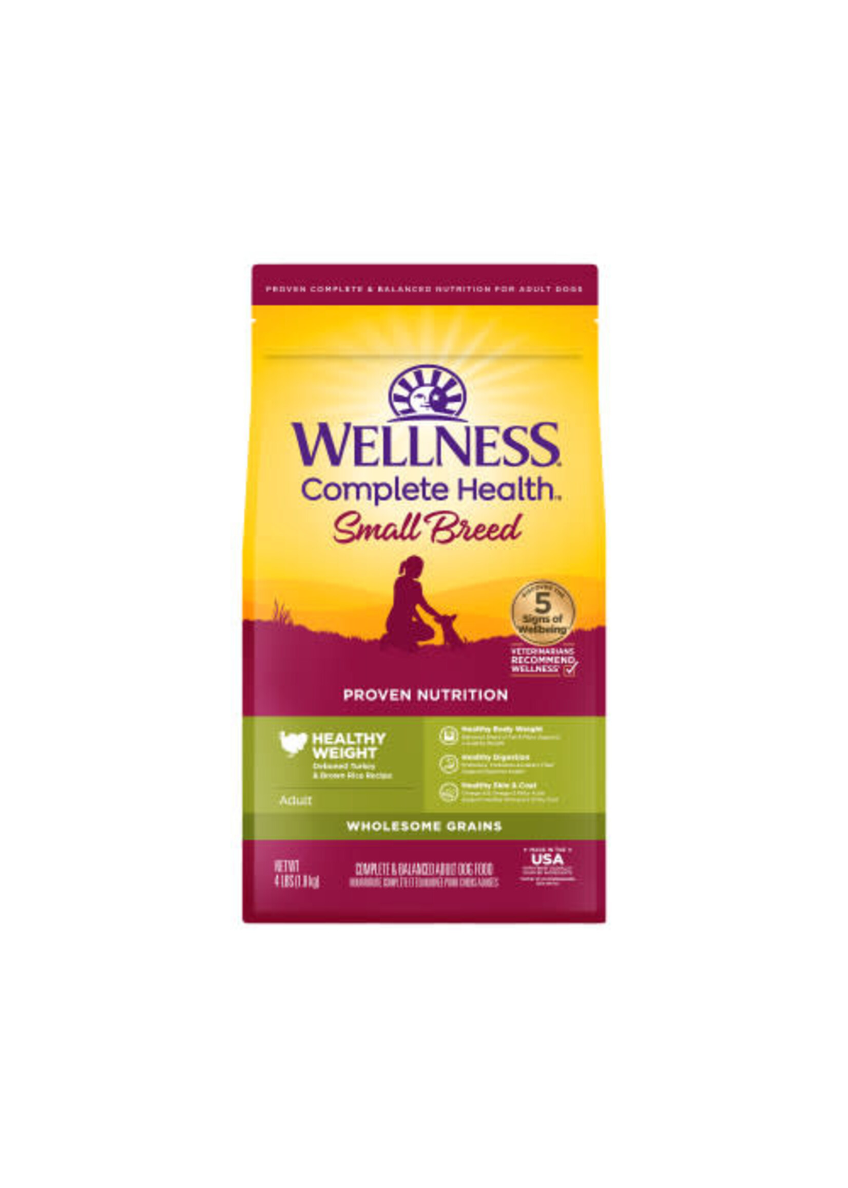 Wellness Wellness Dry Dog Food Small Breed Healthy Weight - 12 lb