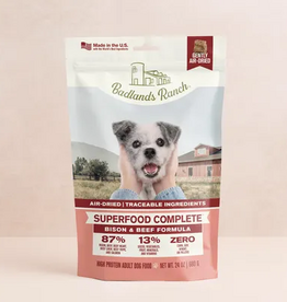 Badlands Ranch Superfood Complete Air-Dried Dog Food - Bison & Beef Formula - 11.5 oz