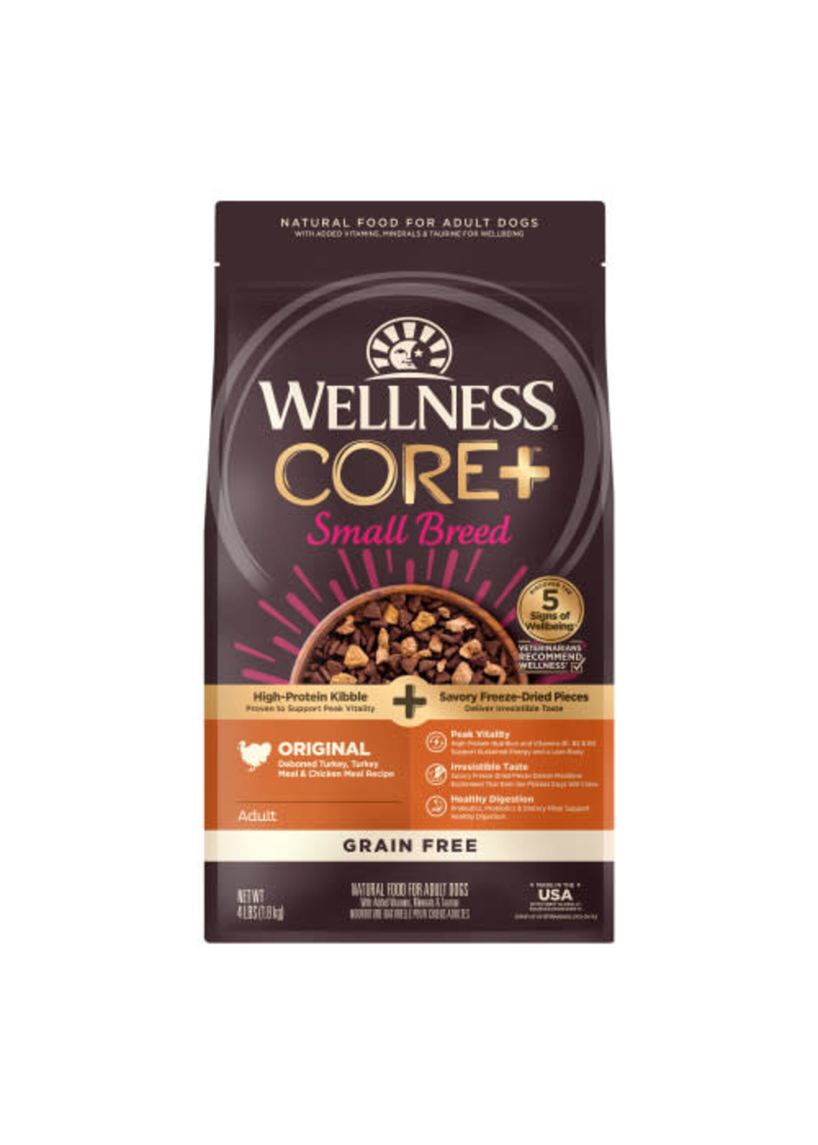 Wellness Wellness CORE+ Dry Dog Food Small Breed Turkey - 4 lb