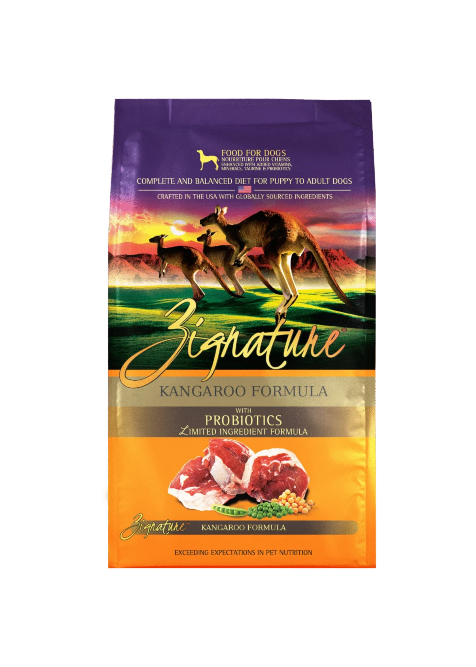 Zignature Zignature Original Kangaroo Formula Dry Dog Food - 25 lb
