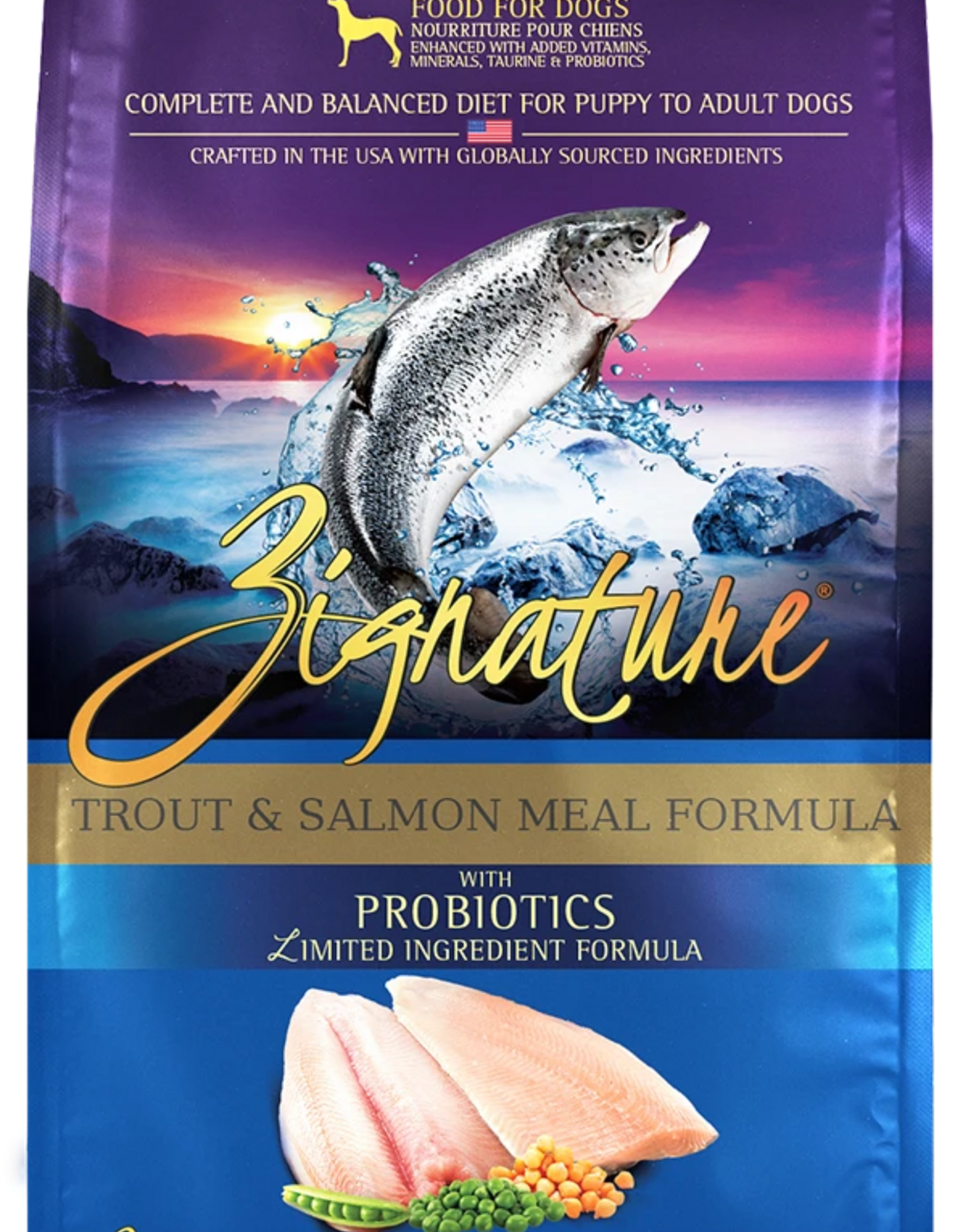 Zignature Zignature Original Trout & Salmon Formula Dry Dog Food - 25 lb