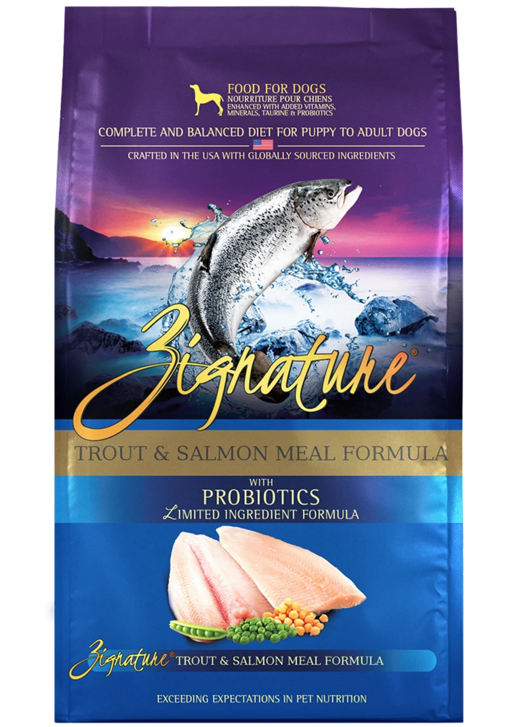 Zignature Zignature Original Trout & Salmon Formula Dry Dog Food - 25 lb