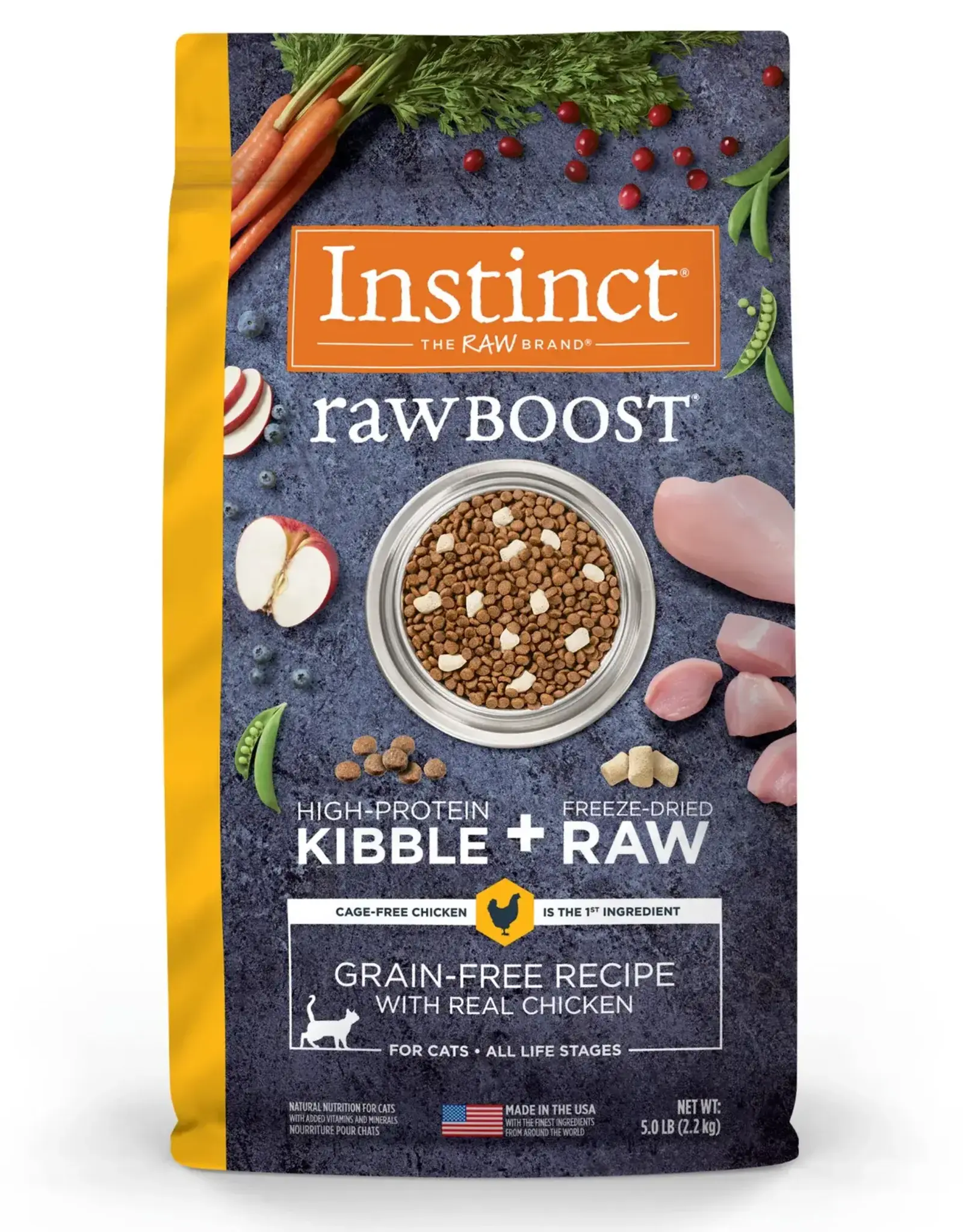 Instinct Instinct Raw Boost Kibble Real Chicken Recipe Dry Cat Food - 5 lb