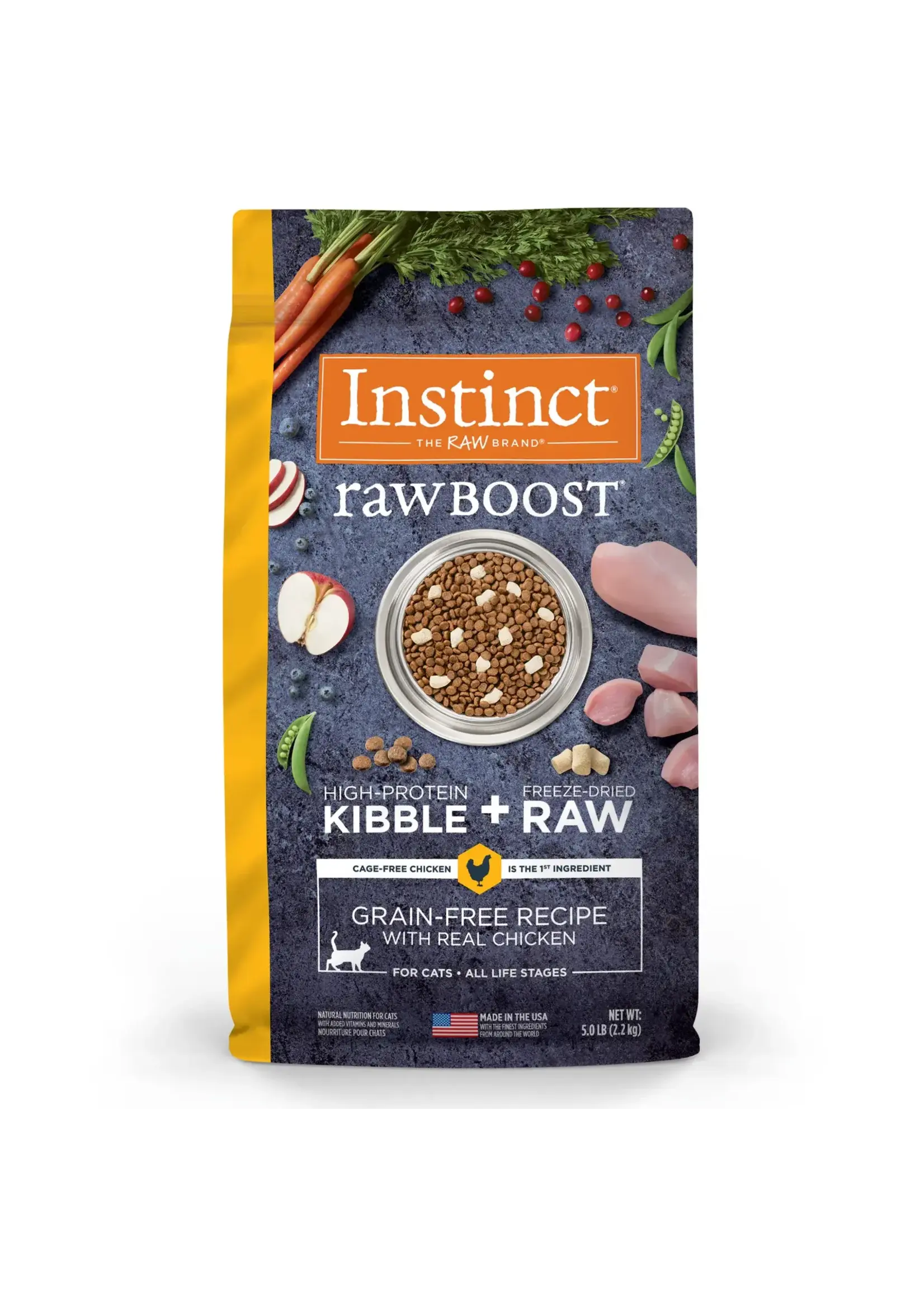 Instinct Instinct Raw Boost Kibble Real Chicken Recipe Dry Cat Food - 5 lb