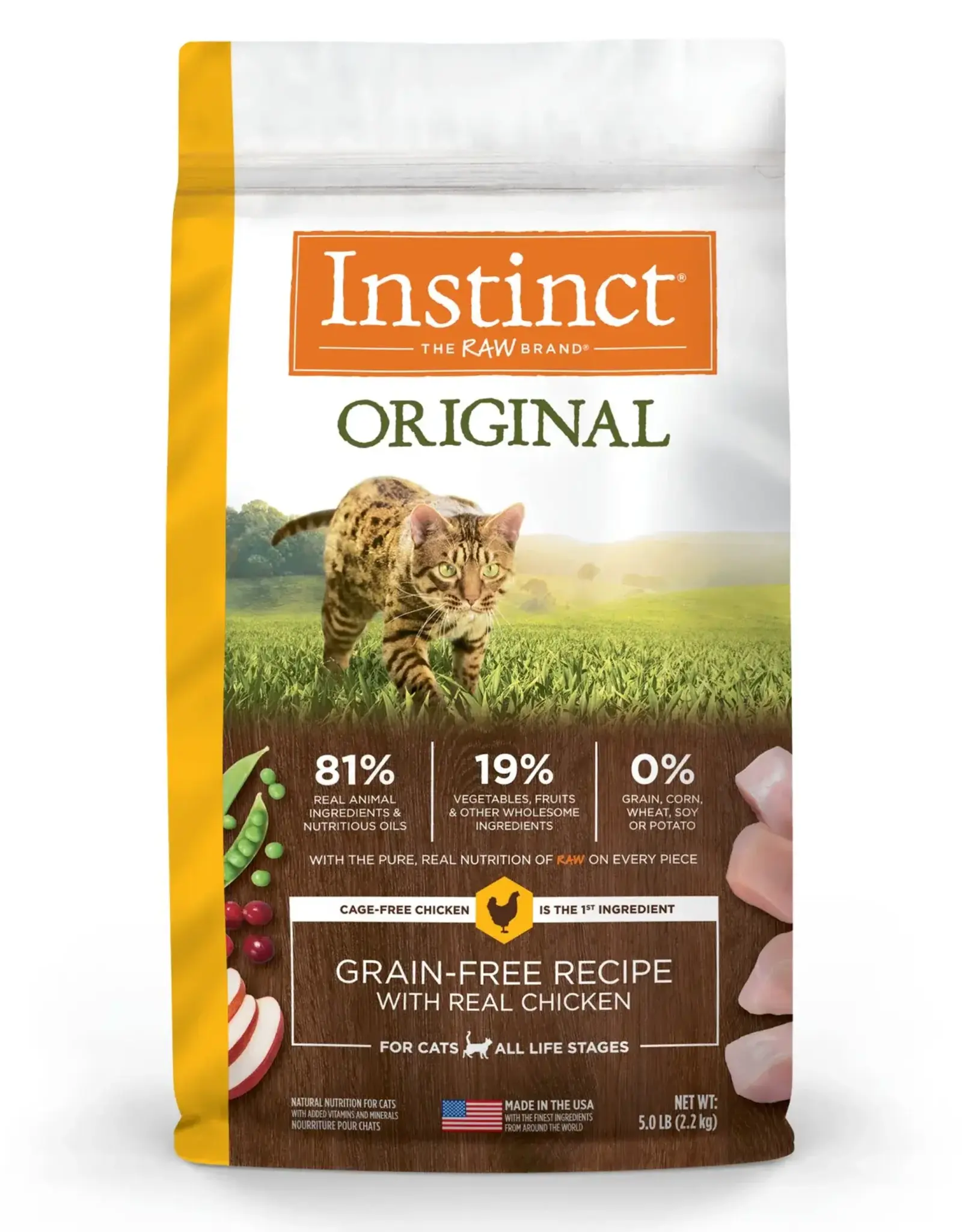 Instinct Instinct Original Kibble Real Chicken Recipe Dry Cat Food - 5 lb